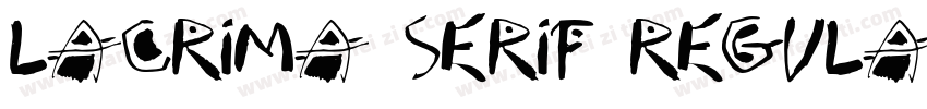 Lacrima Serif Regula字体转换